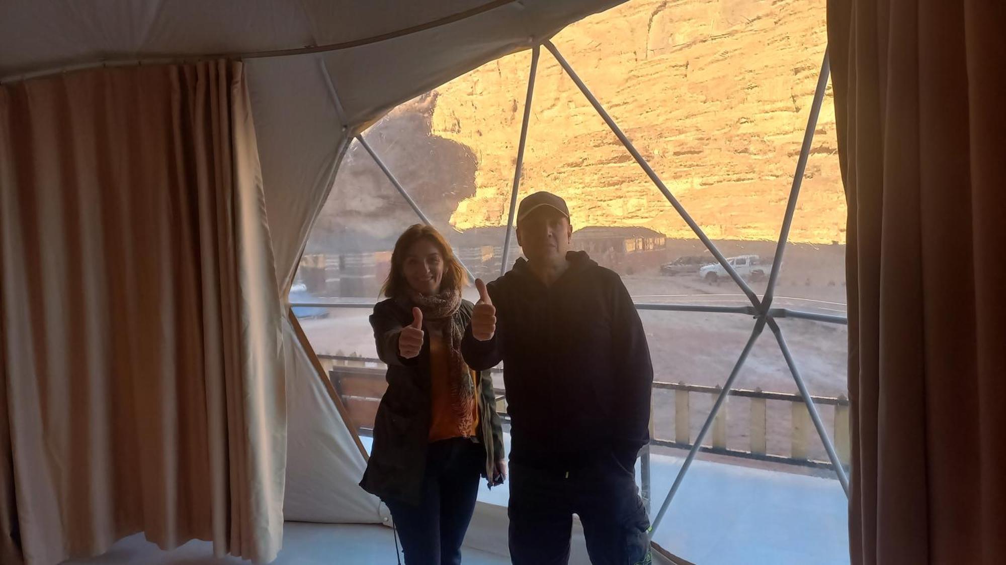غرووب وادي رم Hotel Bagian luar foto